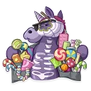 😎 emoji Undead Unicorn Telegram sticker 7 of 25
