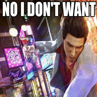 ❌ emoji Cropped Yakuza memes Telegram sticker 11 of 40