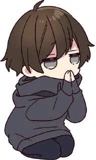 🙏 emoji Menhera Kun Pt.5 @jp_stickers Telegram sticker 9 of 41