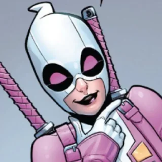 🤍 emoji Elite Gwenpool Telegram sticker 5 of 40