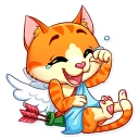 Sticker from Cupid Cat