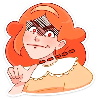 👊 emoji Леди Ольга от @stickers_vk Telegram sticker 23 of 48