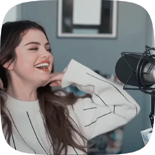 🌟 emoji Selena Gomez by @yrslz Telegram sticker 12 of 46