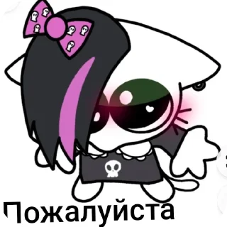 👍 emoji Мурсдей💜🖤 Telegram sticker 6 of 21