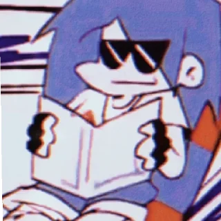 💙 emoji Why? Telegram sticker 7 of 60