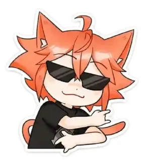 😎 emoji Милки Telegram sticker 18 of 20