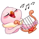 🎵 emoji Love Dove Telegram sticker 13 of 36