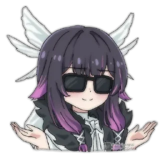 😎 emoji ☆ Коломбина ☆ :: @myworksMQ Telegram sticker 22 of 25