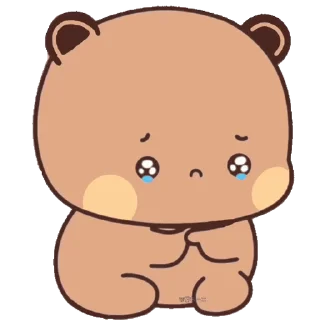 ☹ emoji Dudu & Bubu 2 @twix_bears Telegram sticker 20 of 120