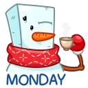 ☕️ emoji Snowman Telegram sticker 14 of 25