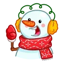 😔 emoji Snowman Telegram sticker 17 of 25