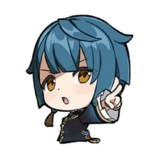 💙 emoji xingqiu💙 Telegram sticker 2 of 15