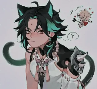 😒 emoji Сяо~ Telegram sticker 23 of 74
