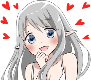 ❤️ emoji Эльфийка @duishenov_talgat Telegram sticker 21 of 80