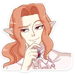 😏 emoji Вампир Ян без надписей @stickwithouttext Telegram sticker 14 of 48