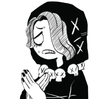 ❌ emoji лакричка как муд Telegram sticker 12 of 28