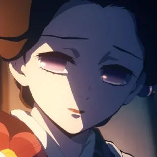 🥰 emoji @anime_stickerr Клинок рассекающий демонов Telegram sticker 10 of 20