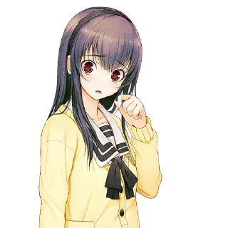 😢 emoji Totono | Kimi to Kanojo to Kanojo no Koi Telegram sticker 20 of 21