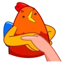 👋 emoji Rooster Telegram sticker 5 of 27