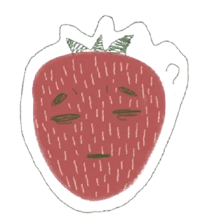🌟 emoji клубника :-) @weirddsweaterr Telegram sticker 5 of 10
