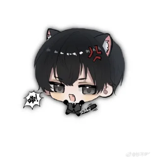 🌌 emoji 危险人格☂️ :: by @baixhe Telegram sticker 17 of 60