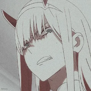 😤 emoji ZeroTwo (02) Telegram sticker 12 of 19
