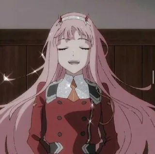 ✨ emoji ZeroTwo Telegram sticker 15 of 16