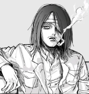 🚬 emoji shingeki no kyojin Telegram sticker 17 of 75