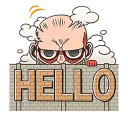 Sticker from shingeki no kyojin chibi