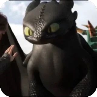 😠 emoji Toothless Telegram sticker 11 of 58