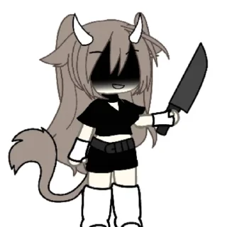 🔪 emoji Гача лайф Telegram sticker 16 of 36