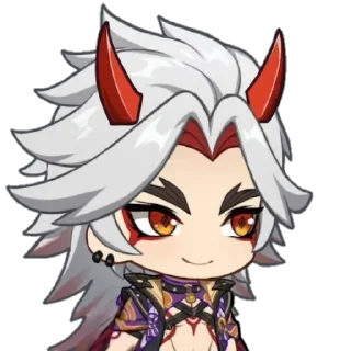 🙂 emoji аратаки итто Telegram sticker 22 of 73