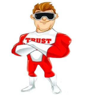 Sticker from TRUST MARKET