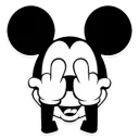 🖕 emoji @TVstickers Crazy Telegram sticker 6 of 74