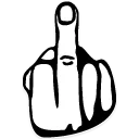 🖕 emoji @TVstickers Crazy Telegram sticker 17 of 74