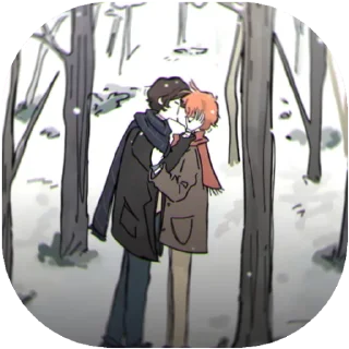 💋 emoji Soukoku @Shumisq Telegram sticker 10 of 95