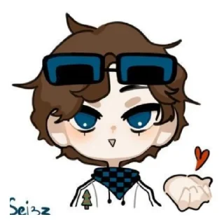 ❤️ emoji Ло и немножка Дейви🌹 Telegram sticker 7 of 60