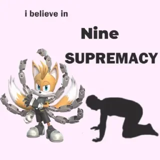 Sticker from THE EMPHASIS IS ON THE NINE