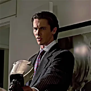 🔫 emoji Patrick Bateman (@LxWRNCc) Telegram sticker 7 of 29