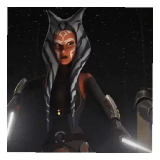 😄 emoji Ahsoka Tano Telegram sticker 15 of 52