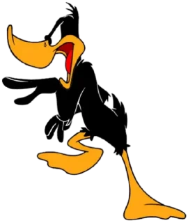 🗣 emoji Duffy Duck (@BugsBunnyJr) Telegram sticker 9 of 20