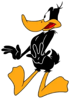 😱 emoji Duffy Duck (@BugsBunnyJr) Telegram sticker 20 of 20