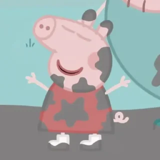 🐷 emoji 𖥻 peppa pig : 🐷 : @lumicore_present Telegram sticker 5 of 40
