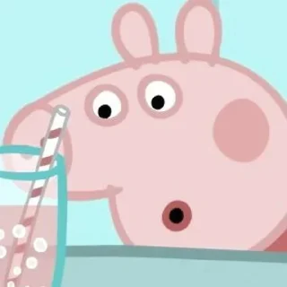 🐷 emoji 𖥻 peppa pig : 🐷 : @lumicore_present Telegram sticker 21 of 40