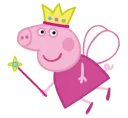 👑 emoji Peppa Pig Telegram sticker 5 of 11