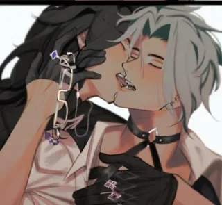 🦴 emoji Pantalone x Dottore @itsgensharts Telegram sticker 10 of 25