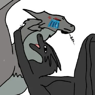 😄 emoji Друзья драконы Telegram sticker 2 of 7