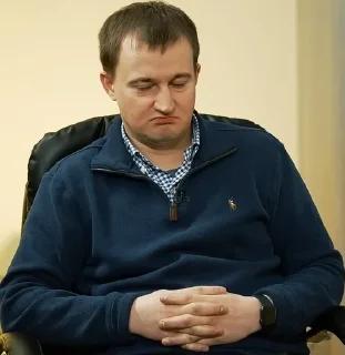 😒 emoji Тарас Чмут Telegram sticker 15 of 24