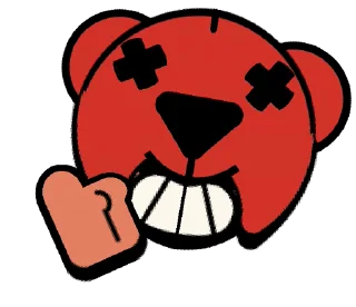 👍 emoji Nita Pins @BrawlStarsStik Telegram sticker 5 of 29