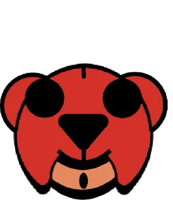 😰 emoji Nita Pins @BrawlStarsStik Telegram sticker 8 of 29
